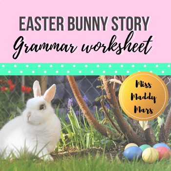 Preview of Easter Grammar Worksheet