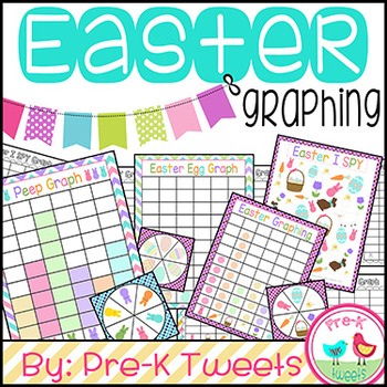 Easter Graphing by Pre-K Tweets | Teachers Pay Teachers