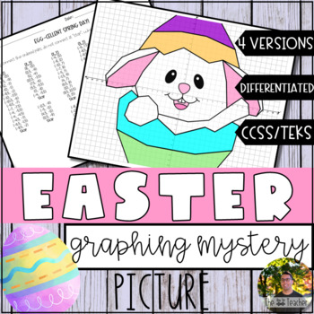 Preview of Easter Graphing Mystery Picture (4 Versions)