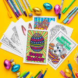 Easter Greeting Card DIY Templates – Set of 10 printable P