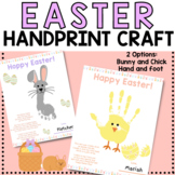Easter Handprint Craft activity for Toddler, Pre-K, Preschool