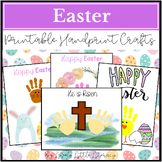 Easter Handprint Crafts, Printable, Keepsake Art Activity