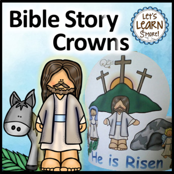 Preview of Easter - The Easter Story Bible Story Crowns / Hats (Religious)