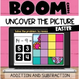 Easter Hidden Picture Boom Cards™ Addition and Subtraction Facts