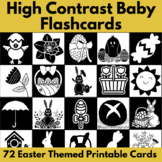 Easter High contrast visual stimulation cards for babies |
