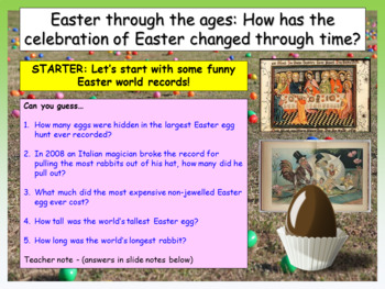 Preview of Easter History Lesson