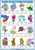 Easter Holiday ESL Picture Dictionary Worksheet For Kids