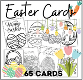 Easter Holiday and Spring Cards | 65 Unique Card Templates