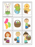 Easter Holiday themed Memory Matching preschool curriculum