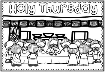 Download Easter Holy Week Coloring Pages: Bible Theme by Ponder and Possible