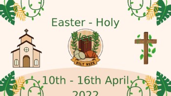 Preview of Easter: Holy Week Lesson PPT