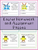 Easter Homework and Assignment Passes