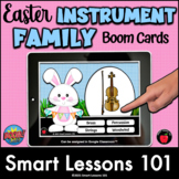 Easter INSTRUMENT FAMILY Boom Cards™ Music Activity Instru