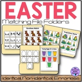 Easter or Spring Matching File Folders Color, Shape, Count