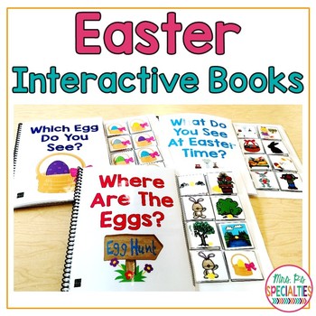 Preview of Easter Activities Interactive Books - Print & Digital Versions Included