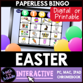 Easter Interactive Digital Bingo Game - Distance Learning