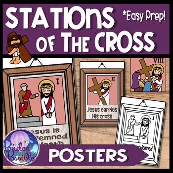 Preview of Easter: Jesus & The Stations of The Cross - Good Friday Posters