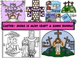 Easter - Jesus is Alive Craft and Game Bundle