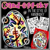 Easter : Kand-egg-sky Art Lesson Plan in the Style of Kandinsky