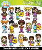 Easter Kid Characters Clipart Set {Zip-A-Dee-Doo-Dah Designs}