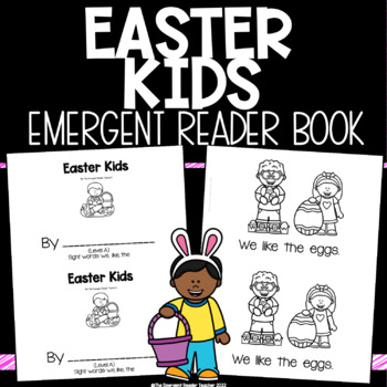 Preview of Easter Kids Guided Reading Book Level A