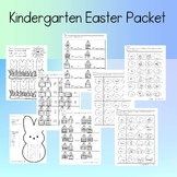 Easter Kindergarten ELA and Math Pack