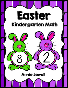 Preview of Easter Kindergarten Math Activities and Worksheets
