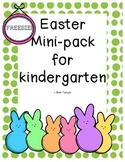 Easter Kindergarten Mini-Unit FREEBIE