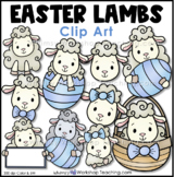 Easter Lambs Clip Art Collection