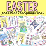 Easter Language Unit for Speech Therapy (+BOOM Cards)