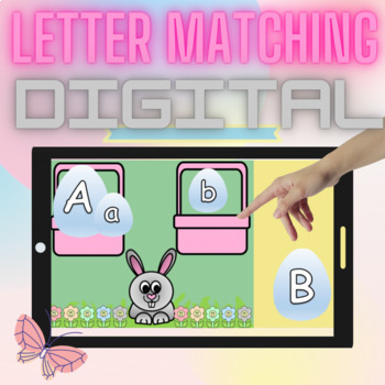 Preview of Easter Letter Matching Digital Activity | GoogleSlide & Powerpoint