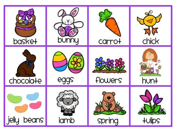 Easter Literacy & Math Centers by Loving First Grade | TpT