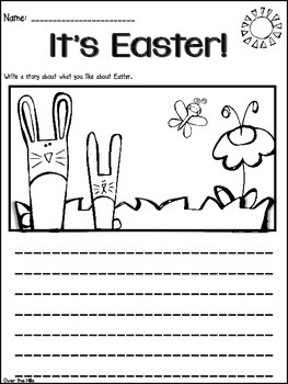 Easter Literacy Print & Go {2nd Grade CCSS} by Over the Hills | TPT