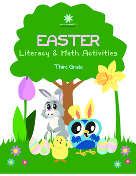 Preview of Easter Literacy and Math - Third Grade