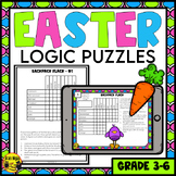 Easter Logic Puzzles | Spring Themed | Paper and Digital