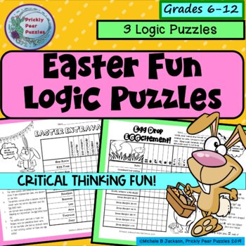 Preview of Easter Logic Puzzles | Critical Thinking Activities | Spring for Fast Finishers