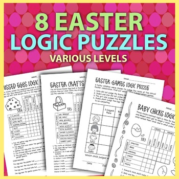 Preview of Easter Logic Puzzles Various Levels