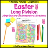 Easter Long Division Color By Number Practice Activities f