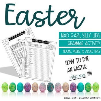 Easter Mad Libs. No preparation required. by OhMyWorksheets