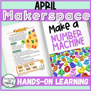 Preview of Easter Makerspace Hands-On Learning STEM Activity, Counting Numbers