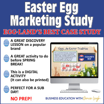 Preview of Easter Marketing Product Case Study - Marketing Business Law Digital Activity