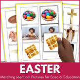 Easter Matching Identical Pictures Activity Autism Occupat