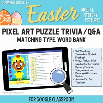 Easter Matching Type Trivia Question Answer By Printables And Worksheets