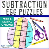 SUBTRACTION Plastic Easter Egg Math Activity, Game, or Cen