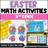 Easter Math Activities | Digital Easter Activities for 5th