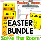Easter Math Activities - Around the Room Scavenger Hunt - 