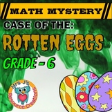 Easter Math Mystery Activity - 6th Grade Edition Worksheet