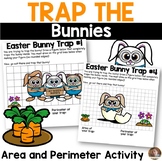 Easter Math Activity for Area and Perimeter | Trap the Eas