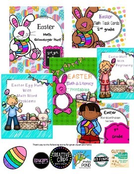 Easter Math BUNDLE by Teaching Naturally | Teachers Pay Teachers