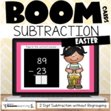 Easter Math Boom Cards™ 2 Digit Subtraction without Regrouping